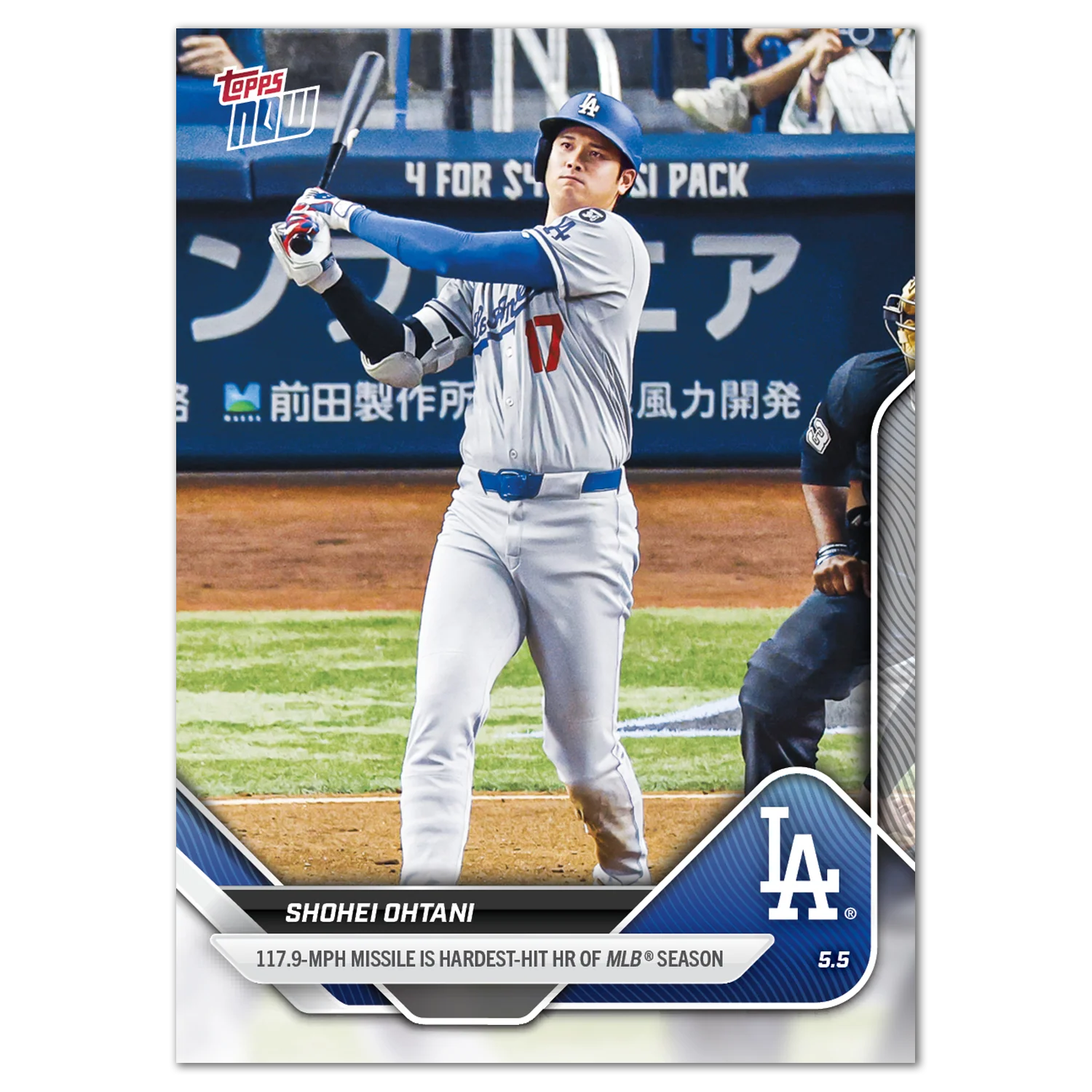 Shohei Ohtani - 2025 MLB Topps NOW® - Card 145