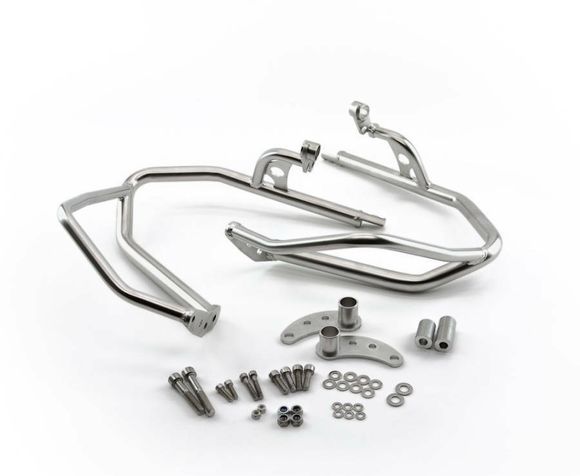 Touratech Crash-bar Stainless Steel Engine Guard - SilverRef: Trt00403A / 01-051-0560-0