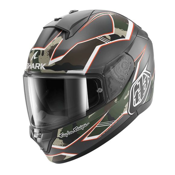 Shark RIDILL 2 Full-Face Helmet - MATRIX CAMO x TROYLEE DESIGN - Gray / GreenRef: SH1737