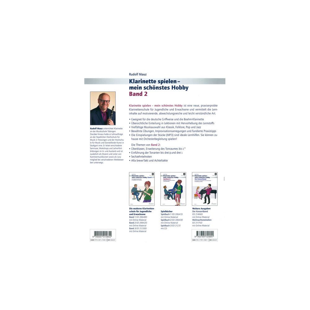 Schott Klarinette Spielen Hobby 2 – Thomann Ireland