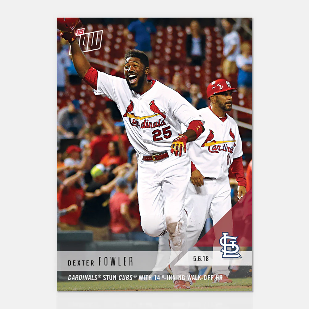 Dexter Fowler - 05/06/2018 TOPPS NOW® Card 183 - Print Run: 224