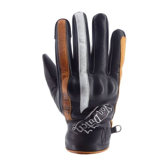 Helstons Von Dutch Hawk Gloves - Black / YellowRef: VDH0270