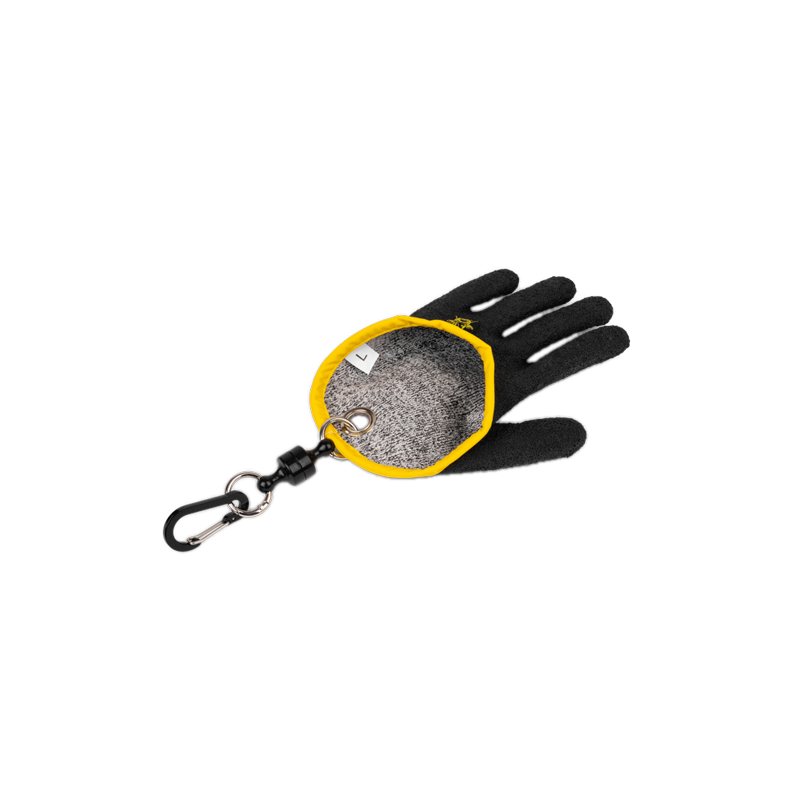 Black Cat Landing Glove, Left XL (Black\/Yellow)