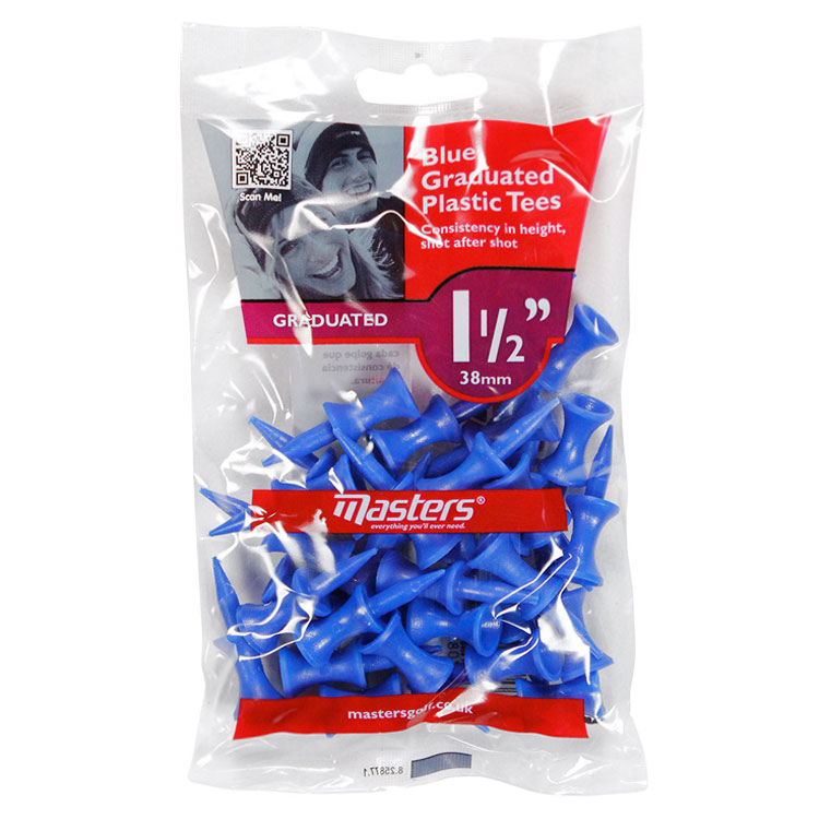 Masters Graduated 37mm Golf Tees (30 Pack)