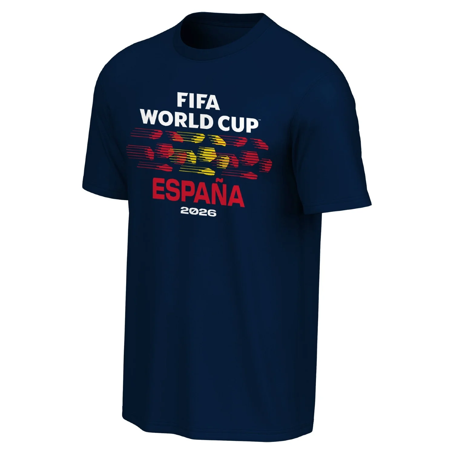 2026 Soccer Fan Collection Spain Ball Graphic T-Shirt - Unisex