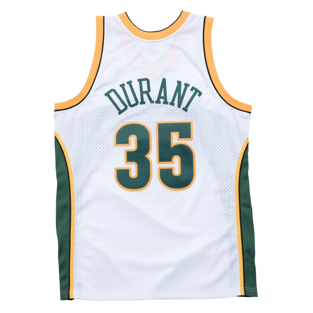 Kevin Durant #35 Seattle SuperSonics 2007-08 Mitchell & Ness Swingman NBA Jersey White