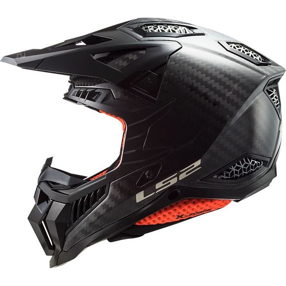 Cross helmet LS2 MX703 C - X -FORCE - GLOSS CARBON 2024 - CarbonRef: LS0717