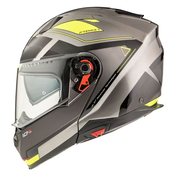 Modular helmet Premier delta - asy17 - gray / yellowRef: PE0375