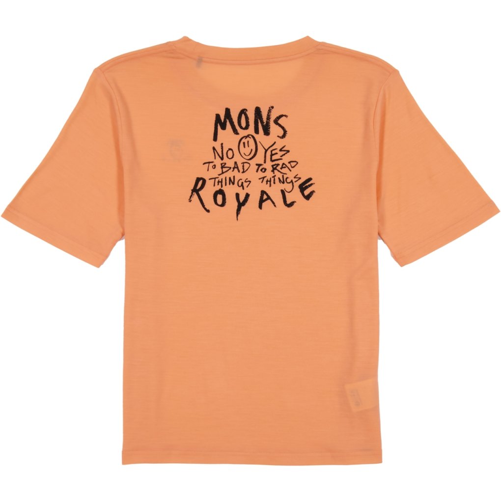 Mons Royale Icon Merino T-Shirt Women - punch