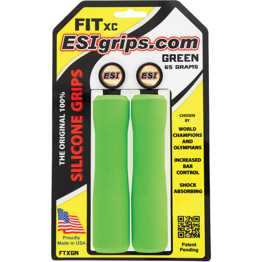 ESI Grips Fit XC Handlebar Grips - Green