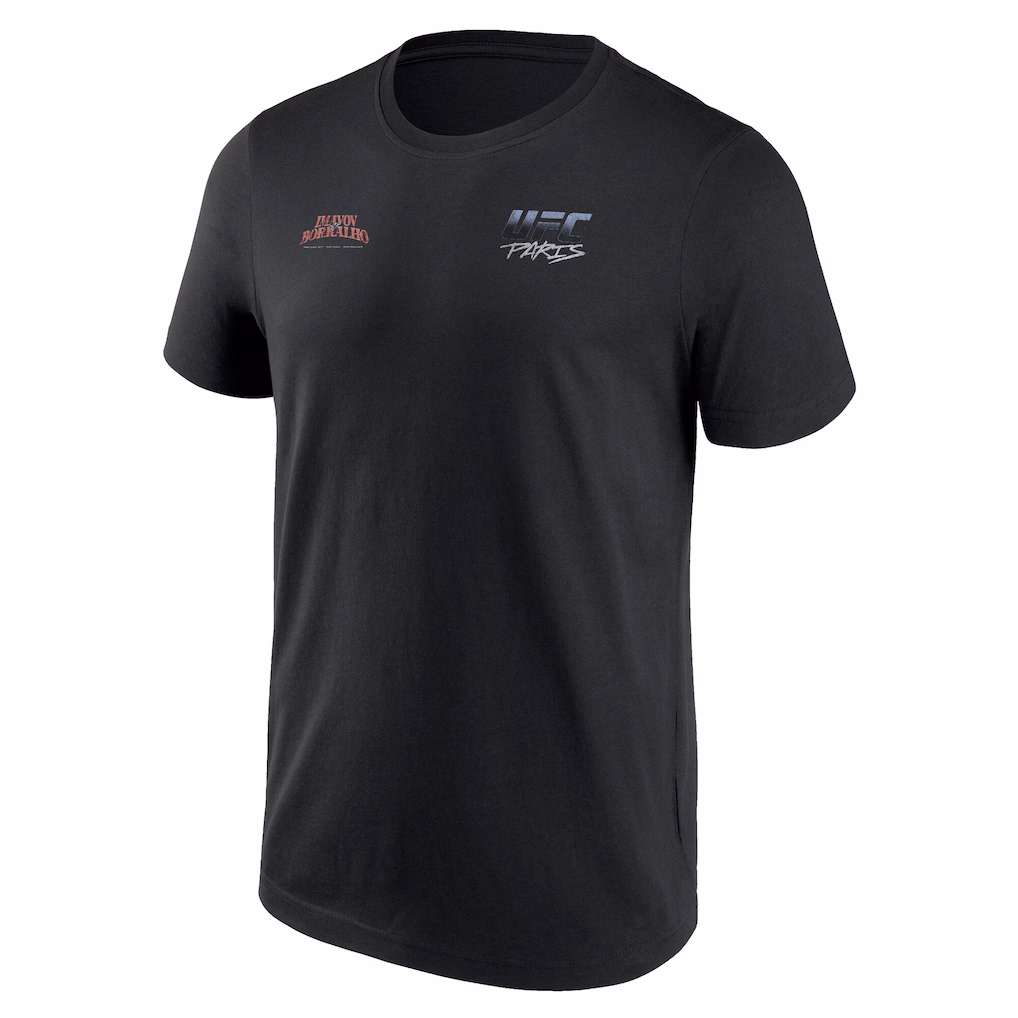UFC Paris Fight Night Match Up T-Shirt - Black - Mens