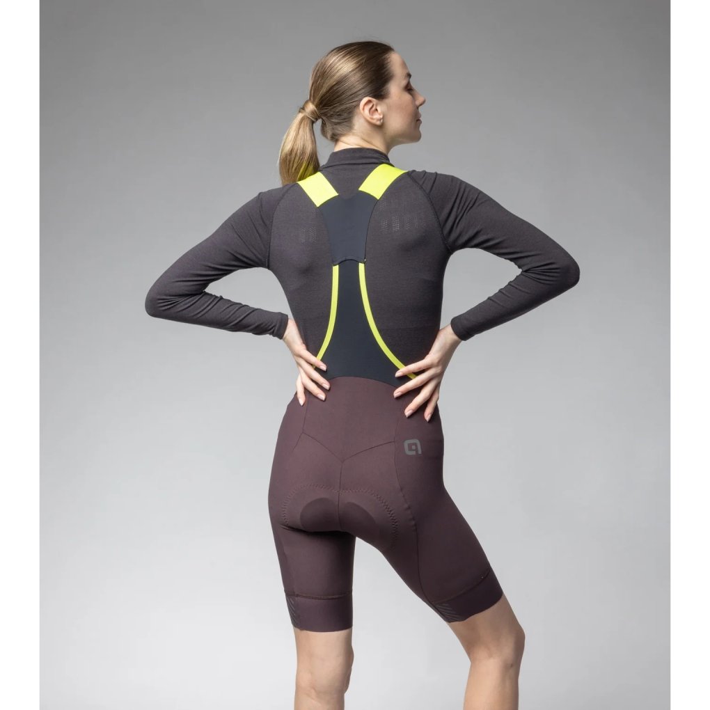 Alé PR-E Magic Colour Winter Bibshorts Women - brownie