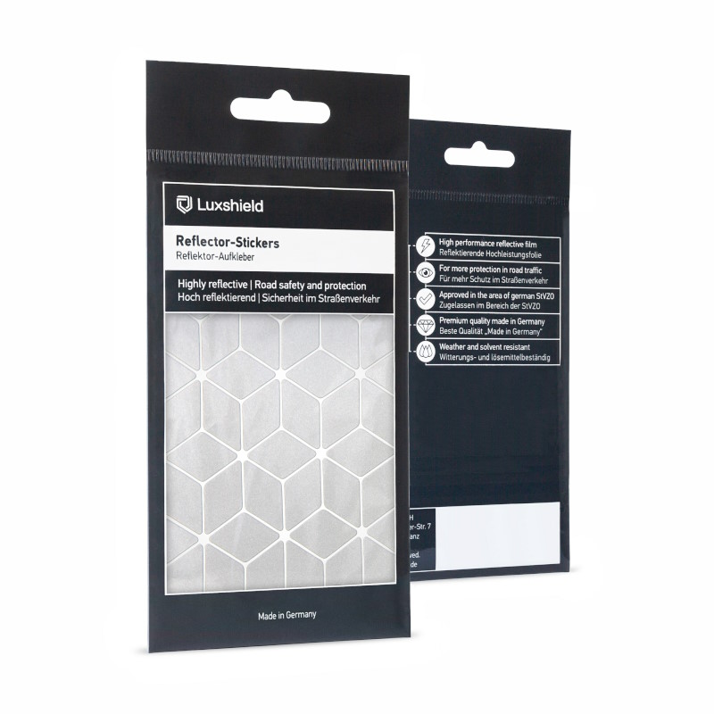 Luxshield Reflecting Sticker Diamond - Small - Silver