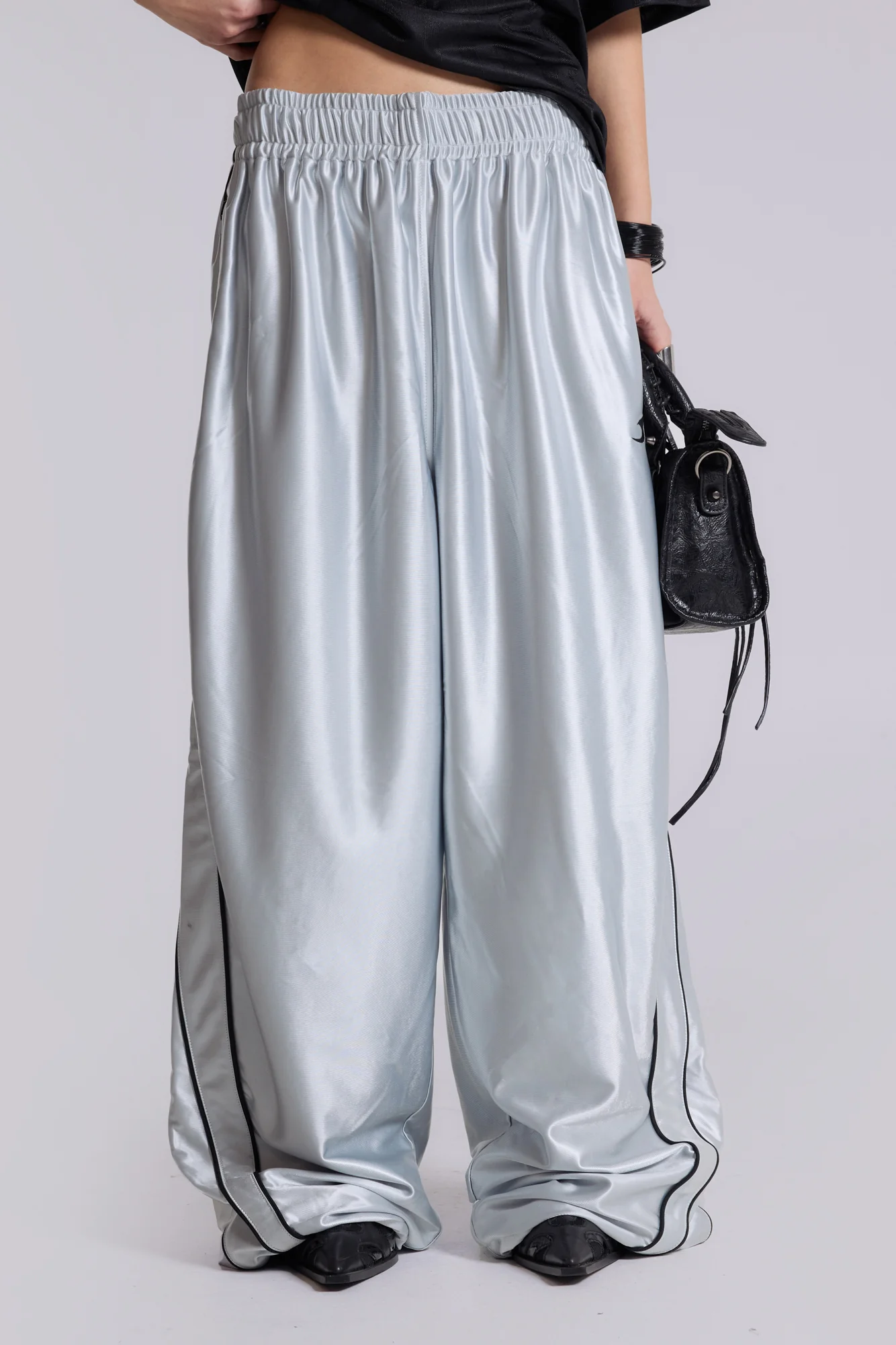 Metallic Vapor Joggers