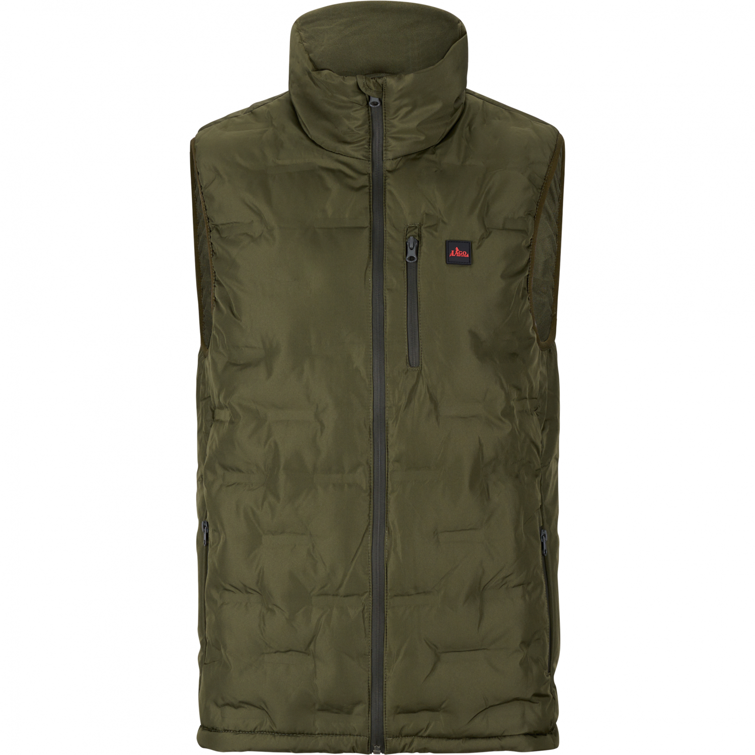 il Lago Red Level Heated Waistcoat Geo Pro Heat Men (Olive)