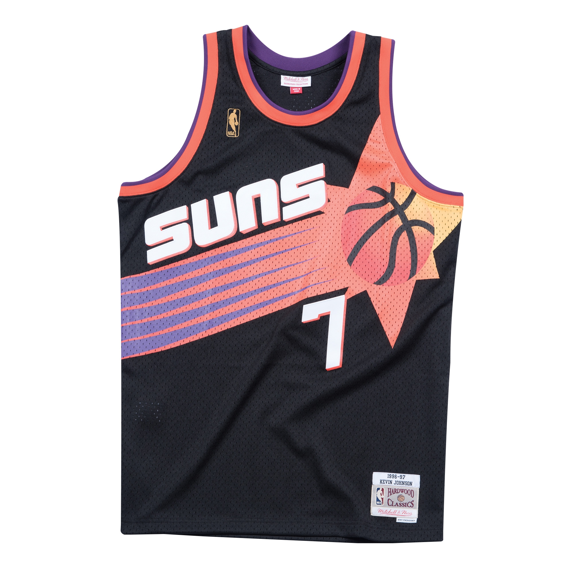 Kevin Johnson #7 Phoenix Suns 1996-97 Mitchell & Ness Swingman NBA Jersey