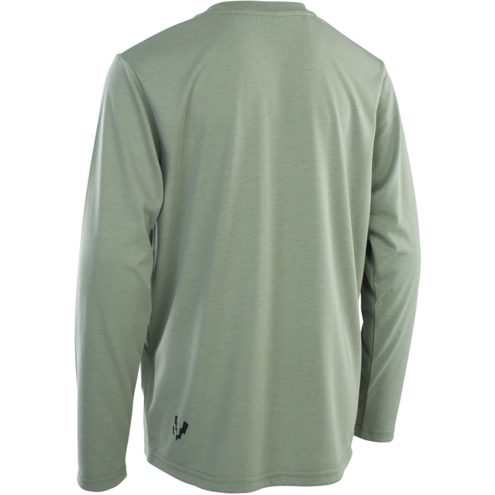 ION Bike Logo DR Long Sleeve Jersey Kids - Sea Grass