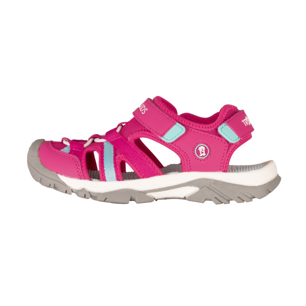 Trollkids Stavanger XT Sandals Kids - Bright Pink/Dark Mint