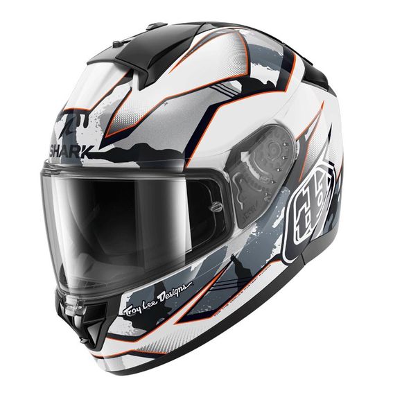 Shark RIDILL 2 Full-Face Helmet - MATRIX CAMO x TROYLEE DESIGN - White / GreyRef: SH1737-C47494