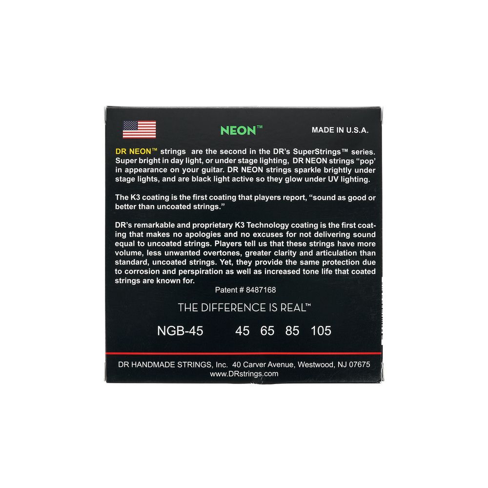 DR Strings Neon Green NGB