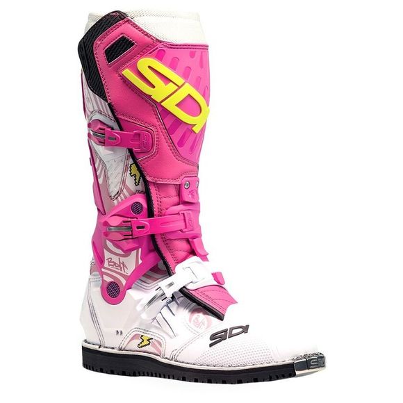 Sidi CROSSAIR HD BILLY BOLT EDITION SPECIAL 2025 cross boots - White / PinkRef: SID0292
