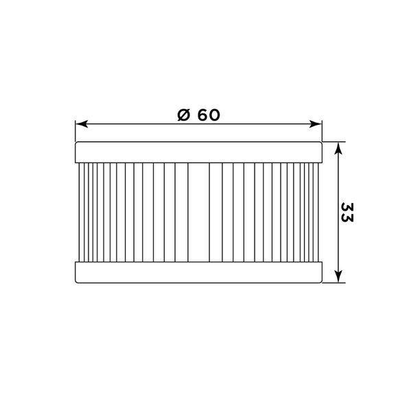 Meiwa 268136 Original Type Oil FilterRef: 268136