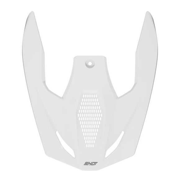 Visor Tt Shot Furious Solid White Glossy 2026 - WhiteRef: So2821 / A08-21C3-A02