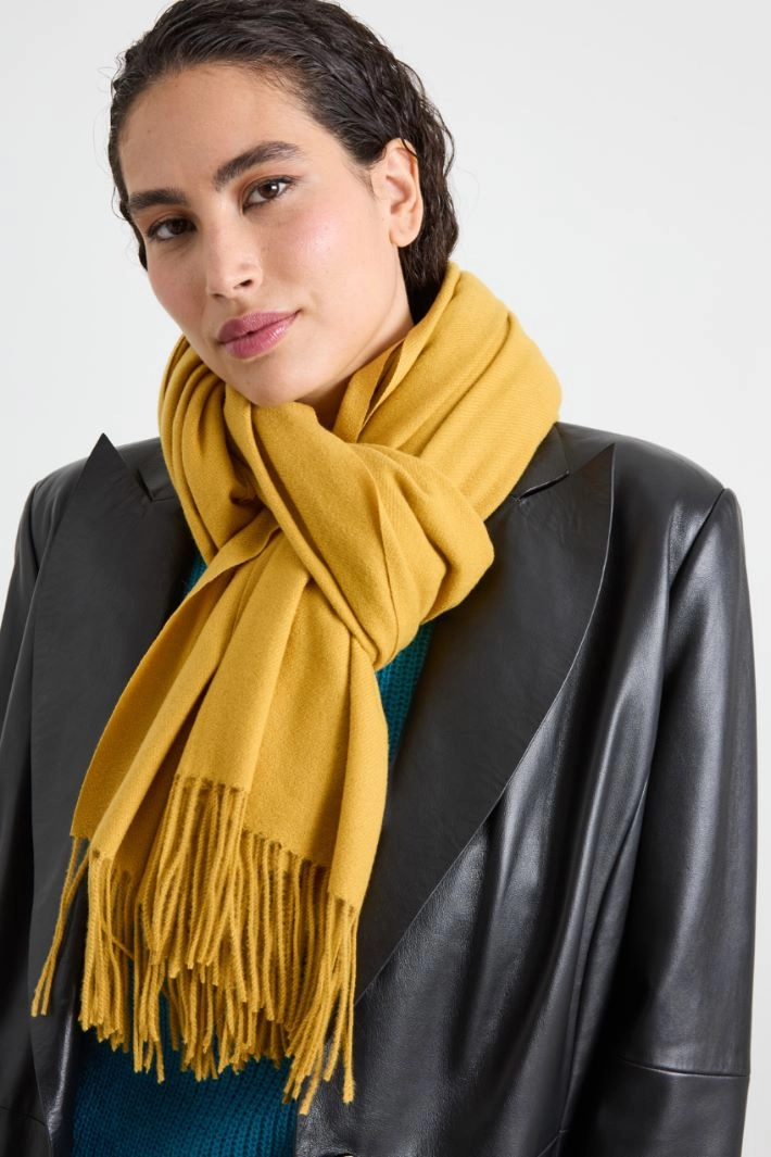 Light cloth scarf - OCHRE