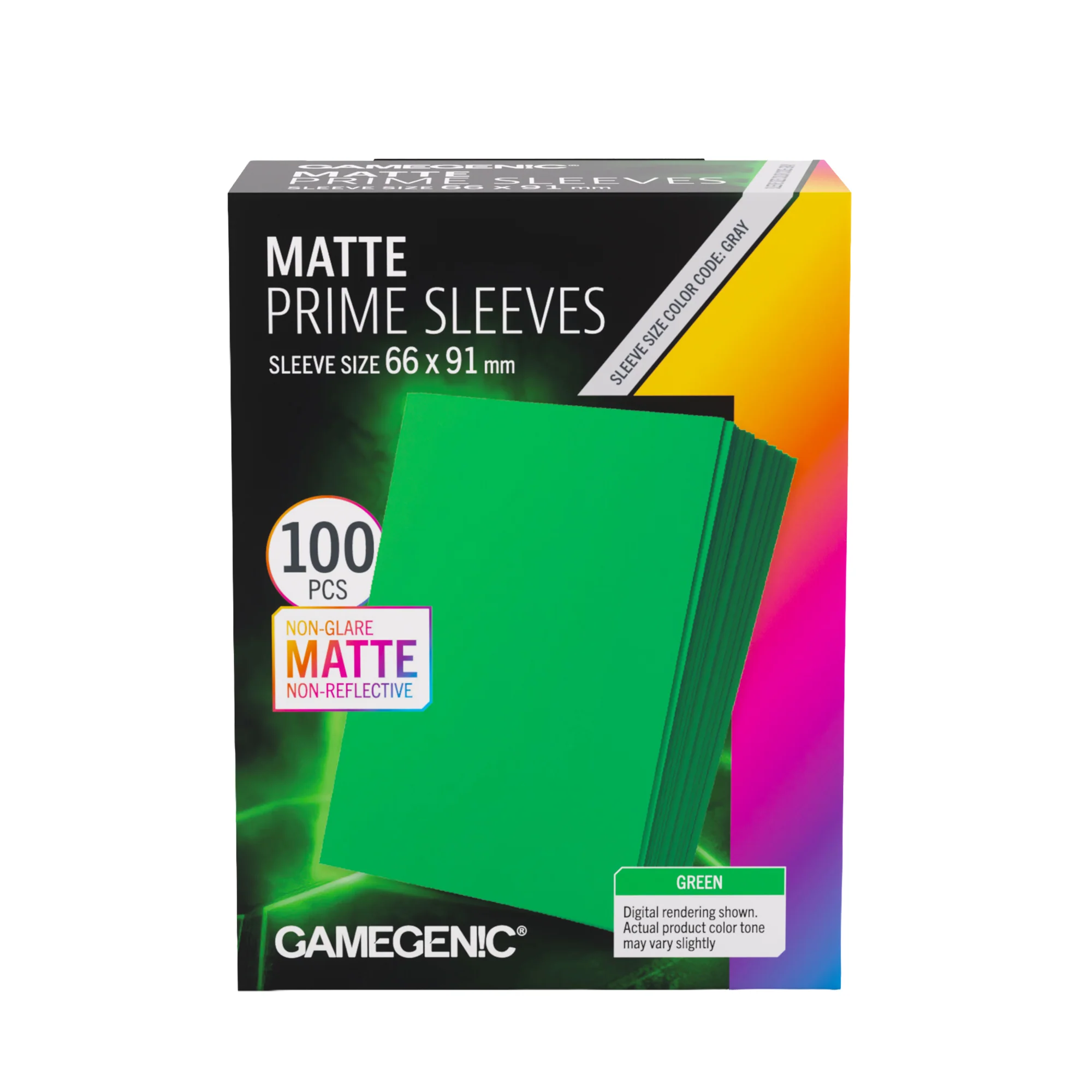 Matte Prime Sleeves Green 66x91