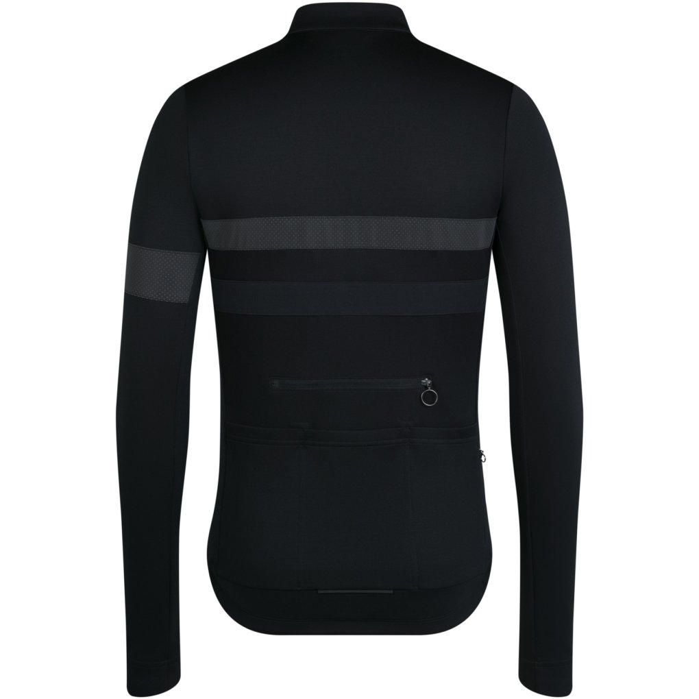 Rapha Brevet Long Sleeve Jersey Men - black/black