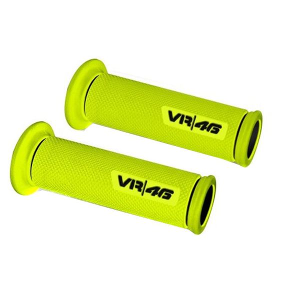 Barracuda RACING GRIPS VR46 Universal Handlebar Grips - Black / YellowRef: BAR0629