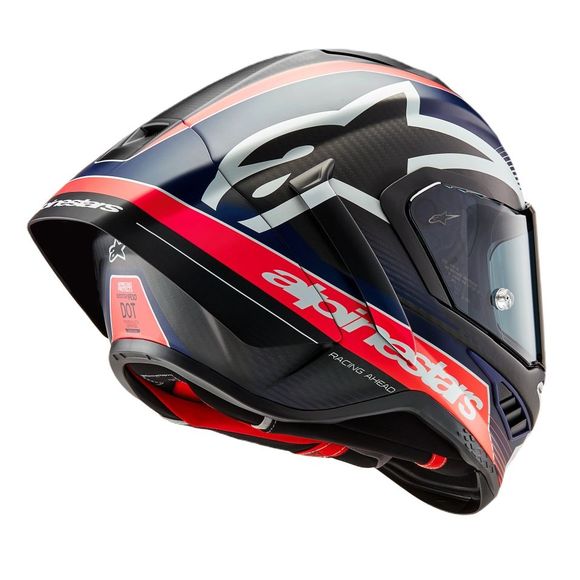 Casque intégral Alpinestars Supertech R10 Team - Carbone / BleuRef : AP3605