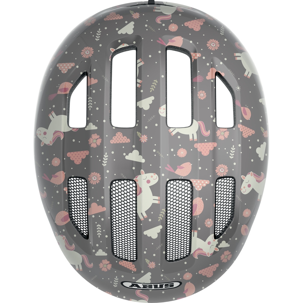 ABUS Smiley 3.0 Kids Helmet - grey horse