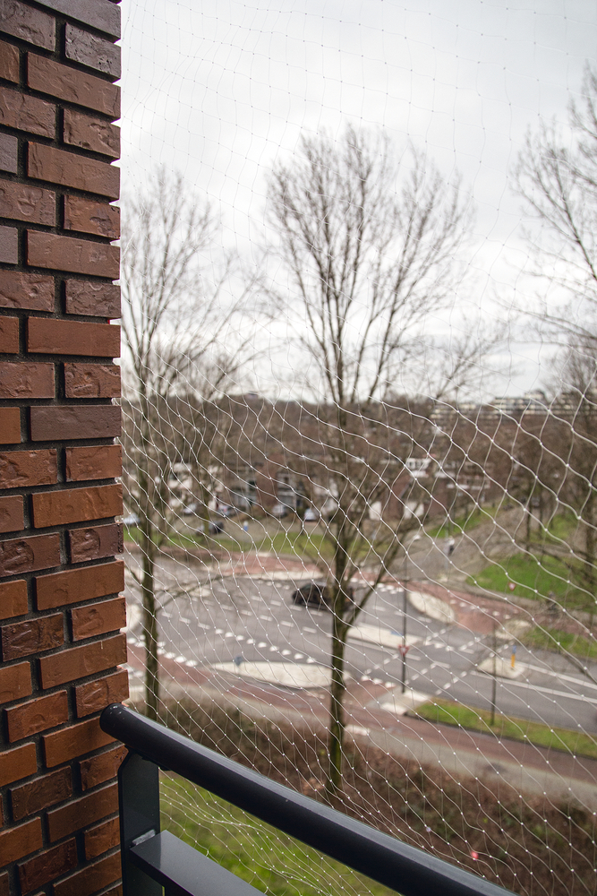 Beeztees Transparent Cat Safety Net for your Balcony - 4 x 3m