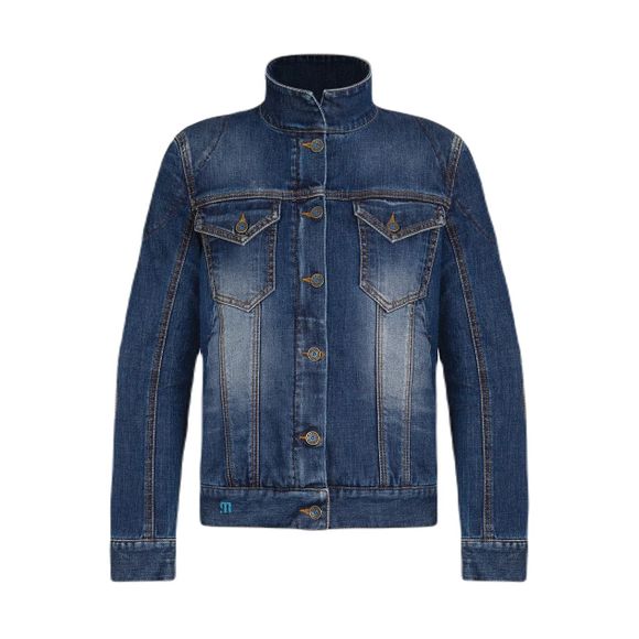 Veste Jean Moto PMJ LUCY - BleuRef : PMJ0027