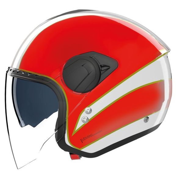 Jet helmet Nolan N20-2 Tricolor screw - White / greenRef: NL1730