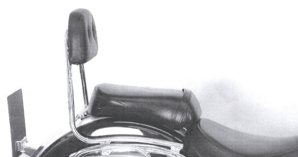 Hepco & Becker sissy bar - chromeRef: Hbe05395A / 600338 00 02