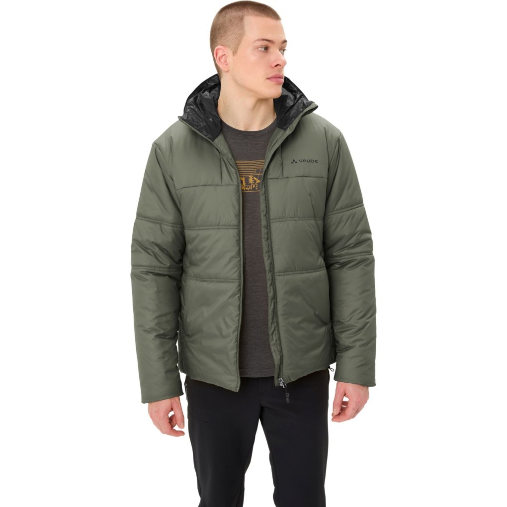 Vaude Neyland Hooded Insulation Jacket Men - khaki