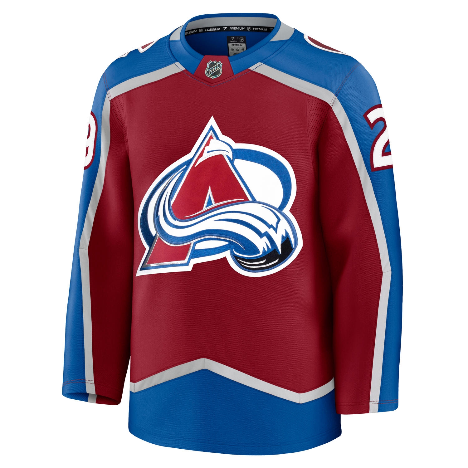 Nathan MacKinnon #29 Colorado Avalanche Premium NHL Jersey Home Burgundy