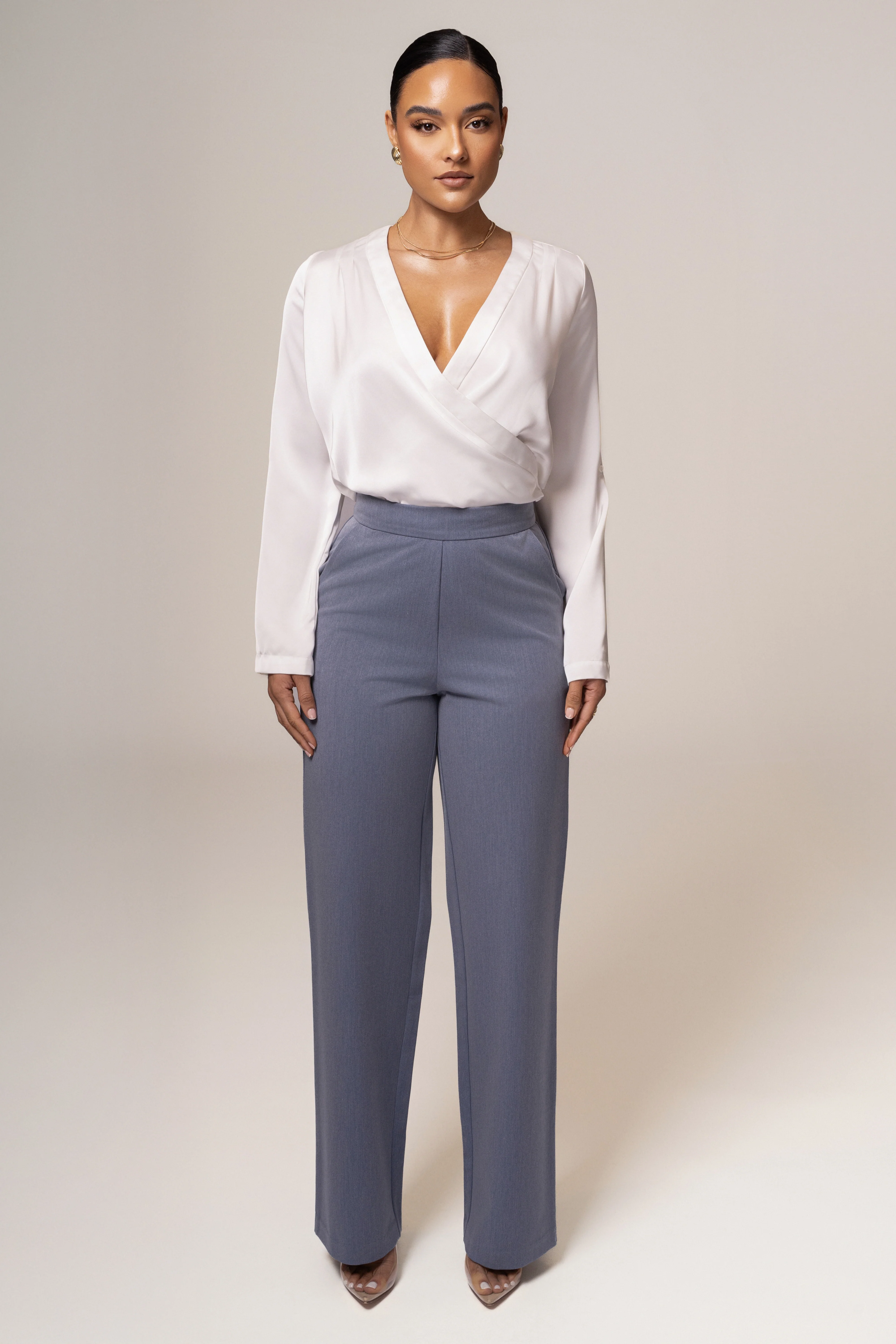 Denim Status Belted Pants