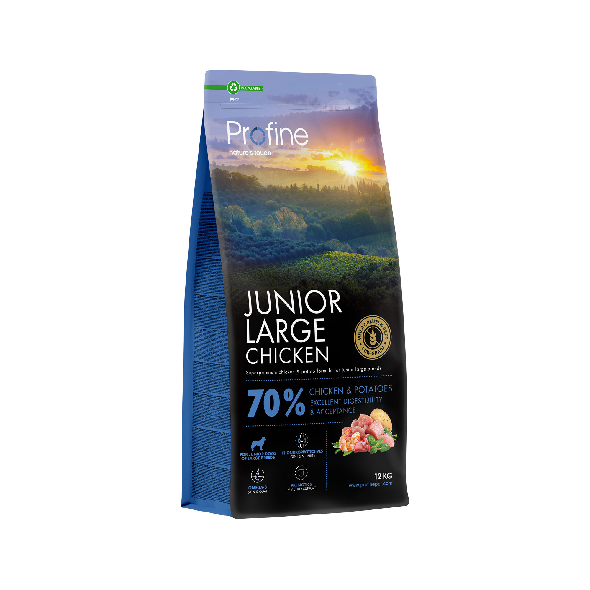 Profine Junior Large Breed – Dog Food – Chicken & Potato  - 12 kg