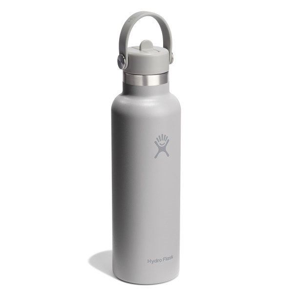 Hydro Flask 21oz Standard Mouth Insulated Bottle + Flex Straw Cap - 621ml - Birch