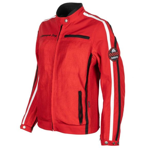 Blouson Moto Helstons QUEEN MESH - RougeRef : HS0853