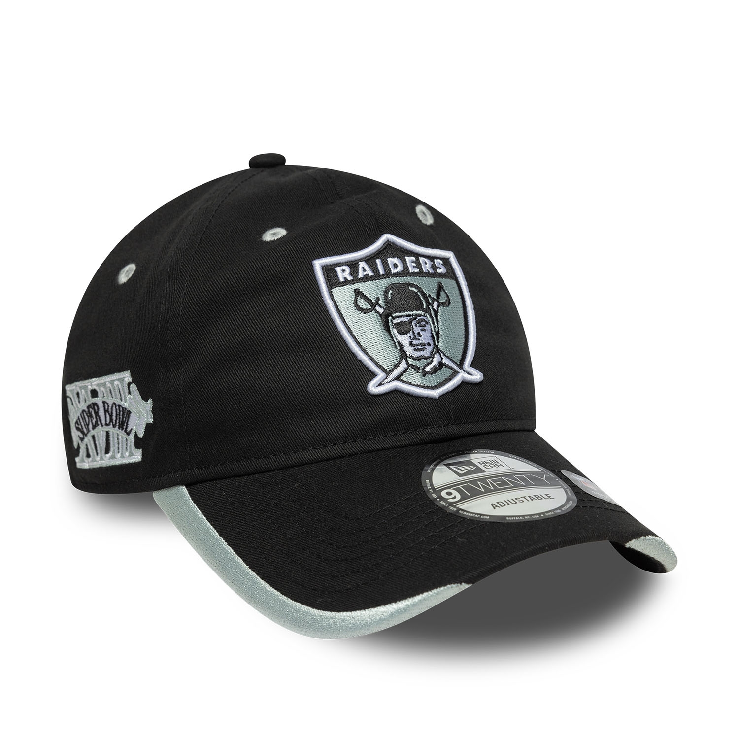 Las Vegas Raiders Super Bowl XVIII 9TWENTY Adjustable Cap Black