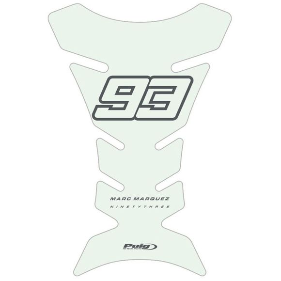Puig MARC MARQUEZ 93 Universal Tank Protector - WhiteRef: PUI0214