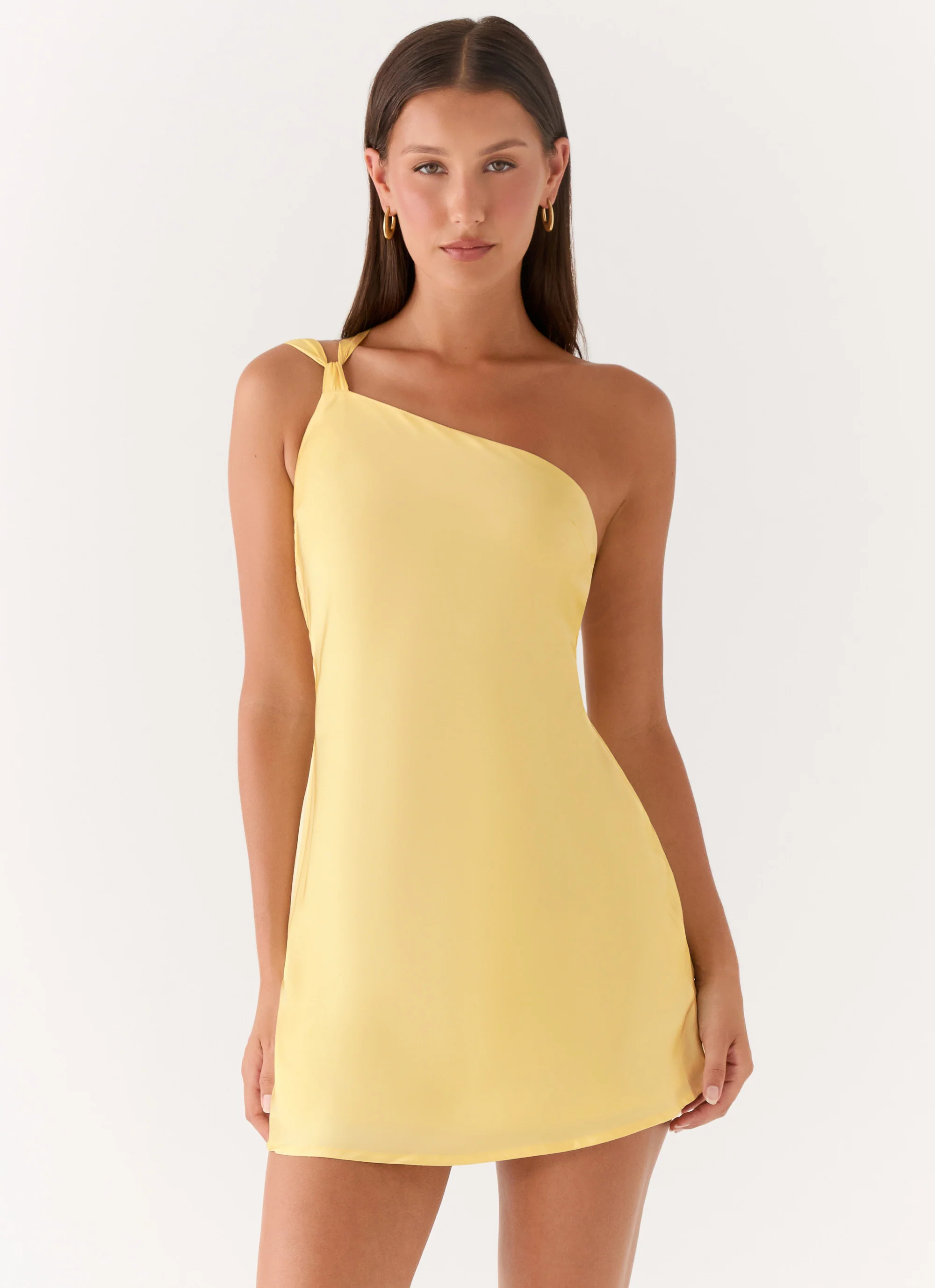 Lights Out Mini Dress - Yellow
