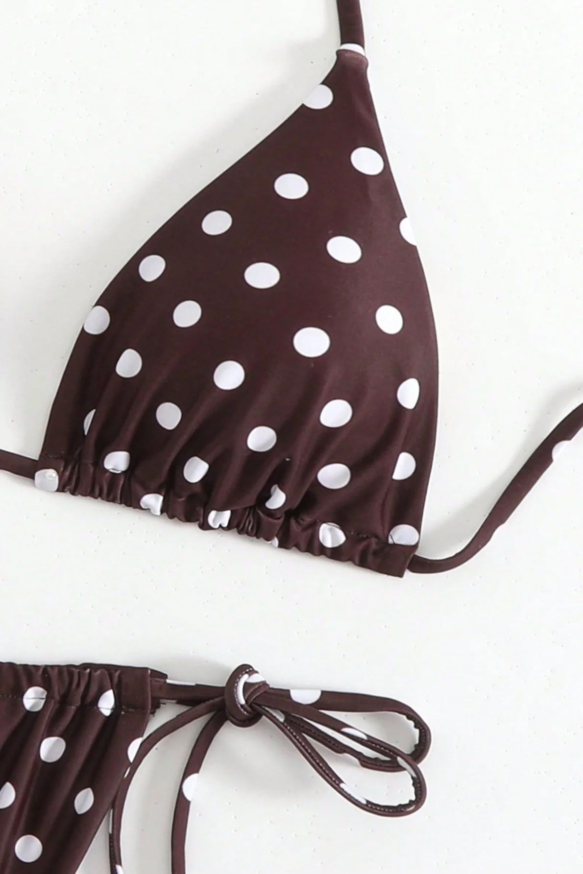 Printed Halter Tie Bikini Set