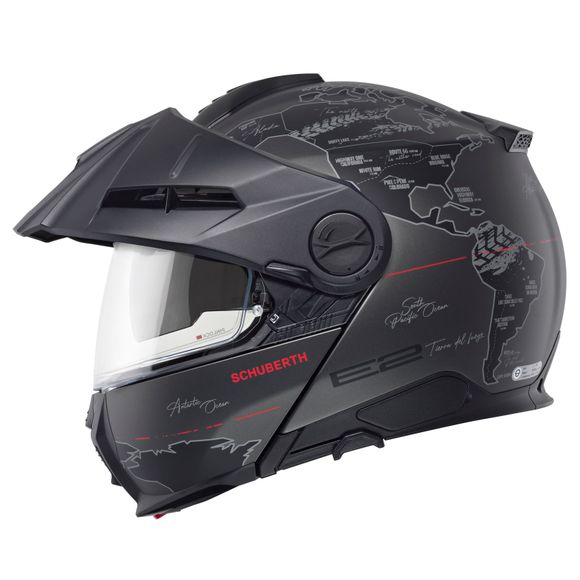 Casque modulable Schuberth E2 ATLAS - Gris / NoirRef : SE0303