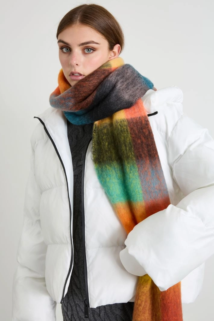 Soft scarf - ORANGE YELLOW