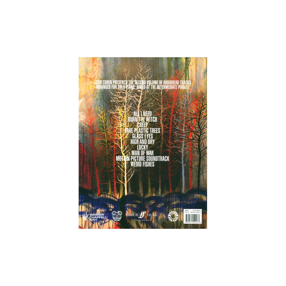 Faber Music Radiohead For Solo Piano 2 – Thomann Ireland